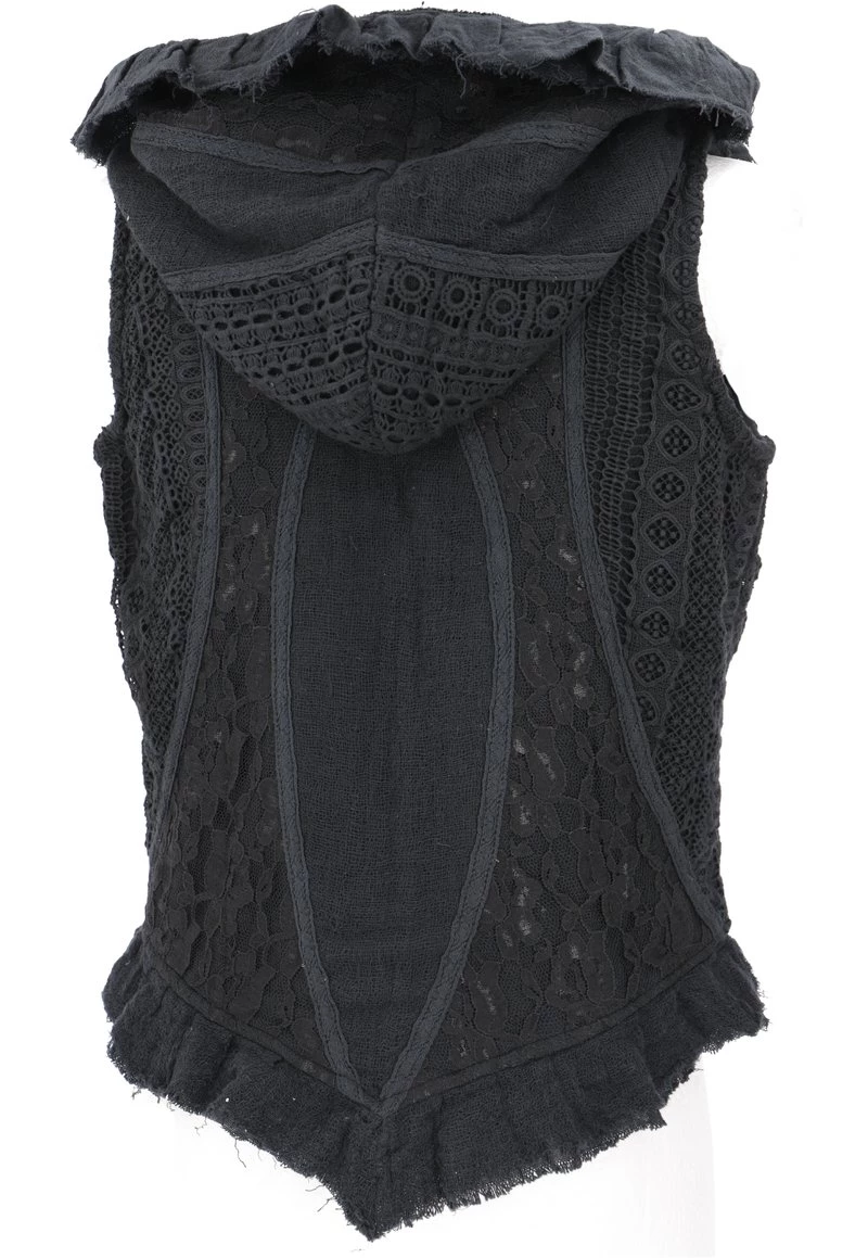 Guru Shop - Damen Weste - Schwarz 4 Guru Shop - Damen Weste - Schwarz – Bild 2