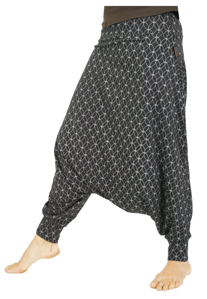 Guru Shop - Damen AFGHANI - Stoffhose - Schwarz 3 Guru Shop - Damen AFGHANI - Stoffhose - Schwarz