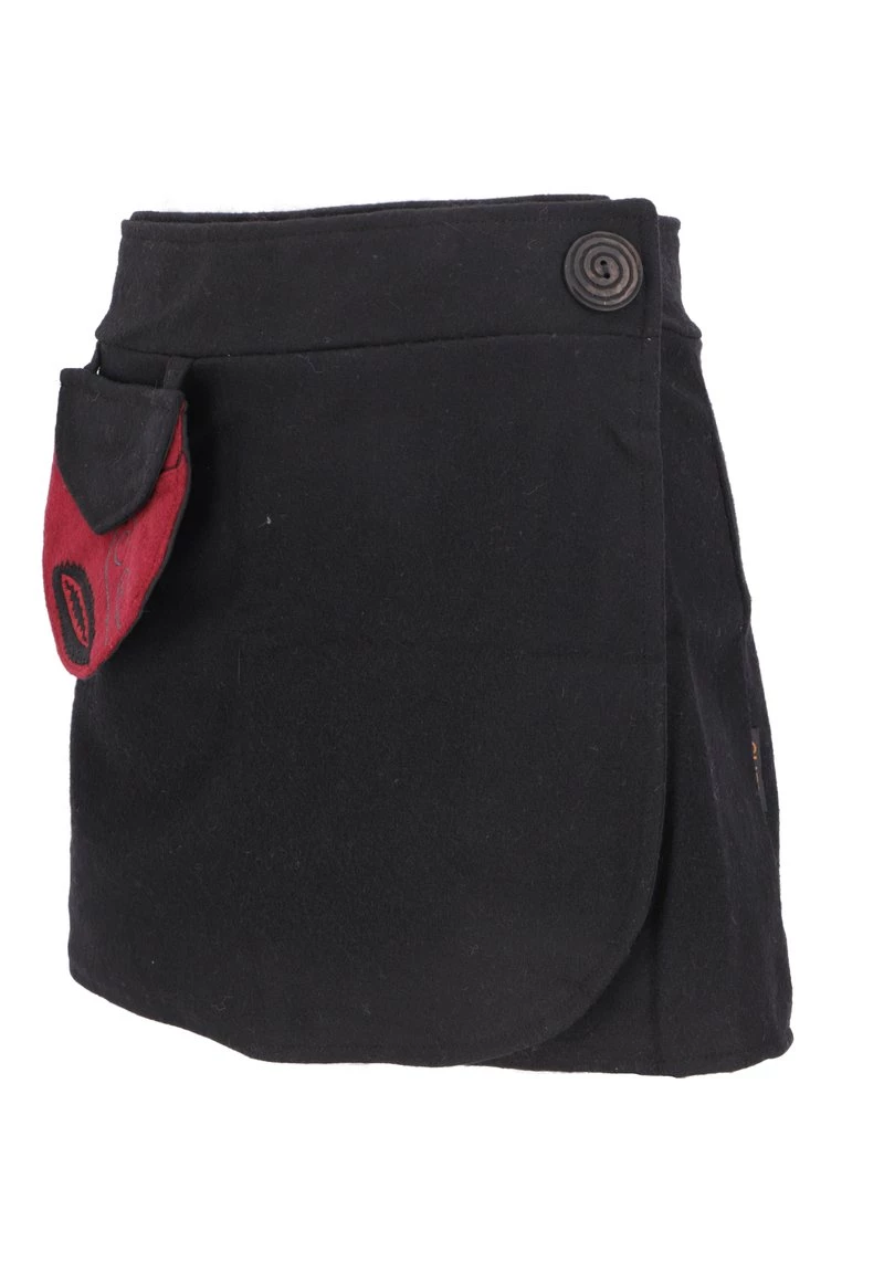 Guru Shop Wickelrock - Schwarz - Damen 5 Guru Shop Wickelrock - Schwarz - Damen – Bild 3