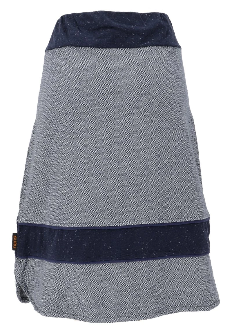 Guru Shop - Damen A-Linien-Rock - Blau 4 Guru Shop - Damen A-Linien-Rock - Blau – Bild 2