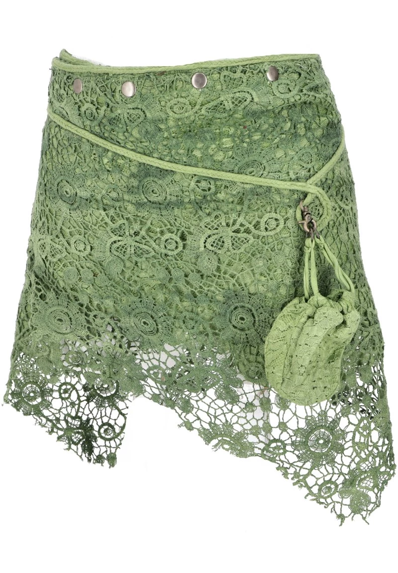 Guru Shop PSYTRANCE GOA - Wickelrock - Helles Olivegrun - Damen 4 Guru Shop PSYTRANCE GOA - Wickelrock - Helles Olivegrun - Damen – Bild 2