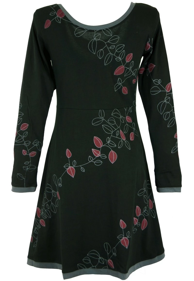 Guru Shop - Damen Jerseykleid - Schwarz 4 Guru Shop - Damen Jerseykleid - Schwarz – Bild 2