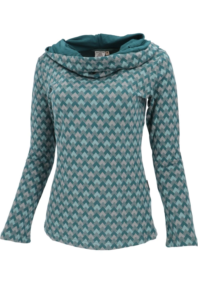 Guru Shop Langarmshirt - Aqua - Damen 4 Guru Shop Langarmshirt - Aqua - Damen – Bild 2